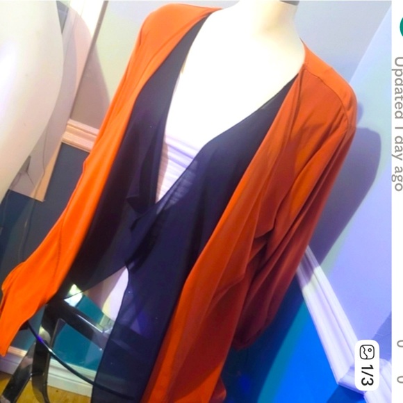 Picadilly Fashions Canadian Designer Summer Cardigan size Large - Picture 2 of 4